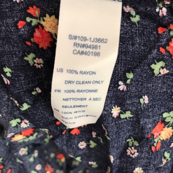 Forever 21 M blue floral tank dress - Picture 3 of 6